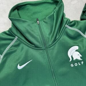 Michigan State Spartans Pullover Men's Medium Nike Therma-Fit Sweatshirt 1/4 Zip